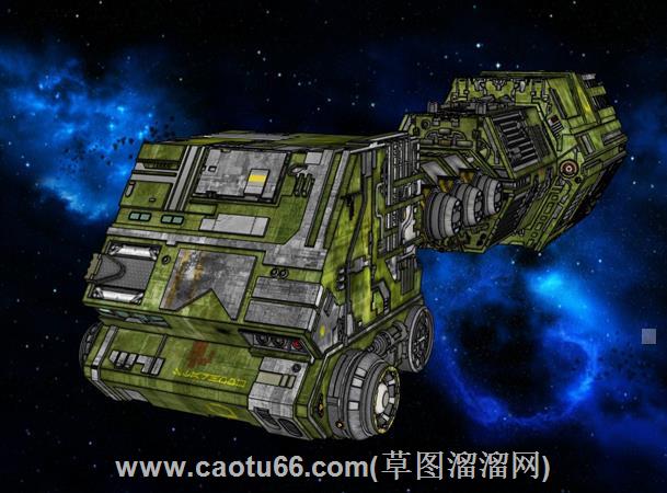 科幻宇宙飞船su模型