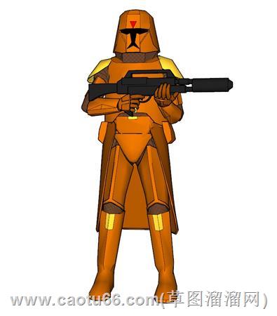 星球大战士兵su模型