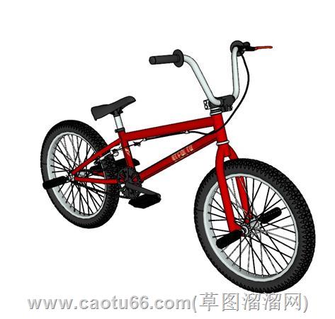 单车自行车的su模型