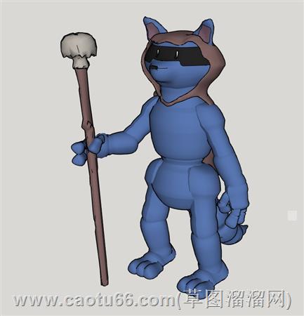星球大战-卡通伊沃克人su模型