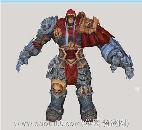 魔兽游戏角色人物su模型