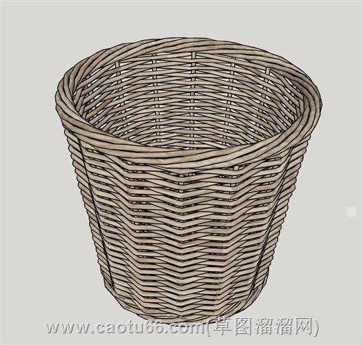 编制箩筐su模型