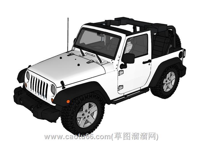 JEEP吉普车越野车su模型