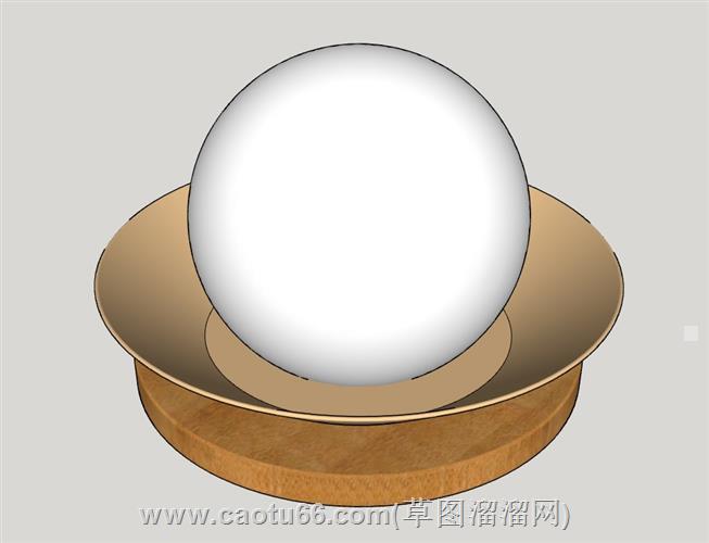 球形灯su模型