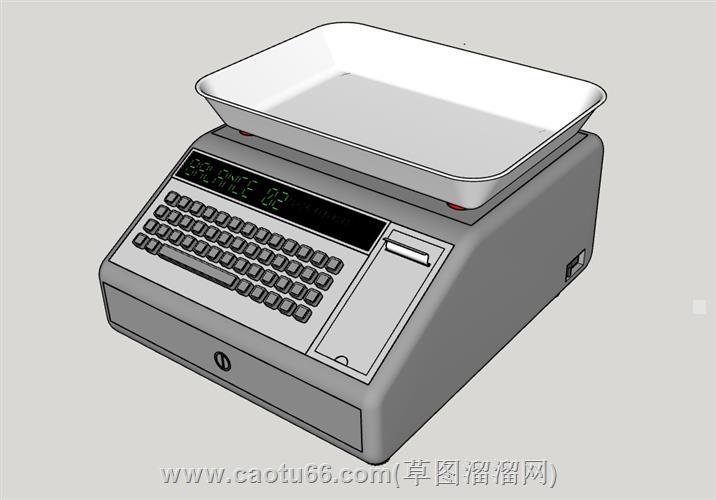 电子秤数字指示秤su模型