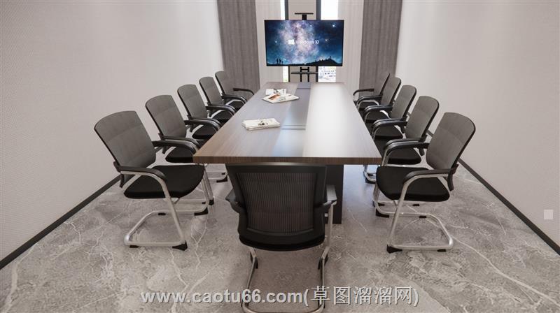 会议室会议桌su模型
