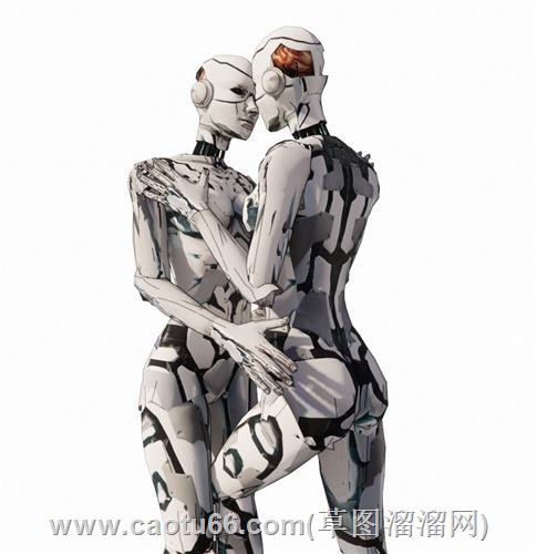 智能人工机器人su模型