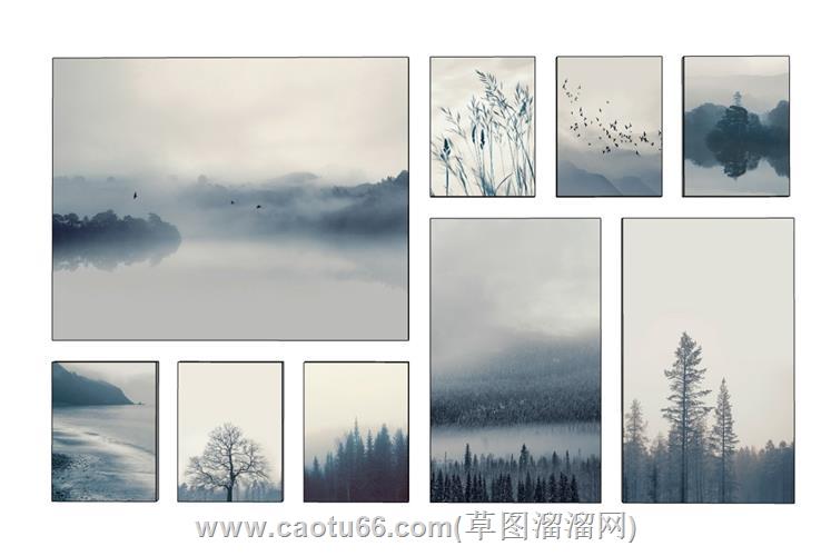 装饰画墙饰画su模型