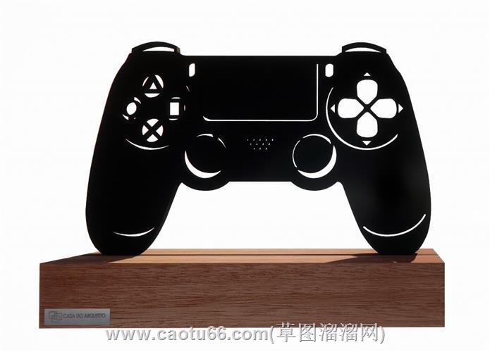 游戏手柄摆件su模型