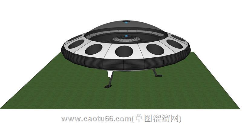 飞碟UFO不明飞行物su模型