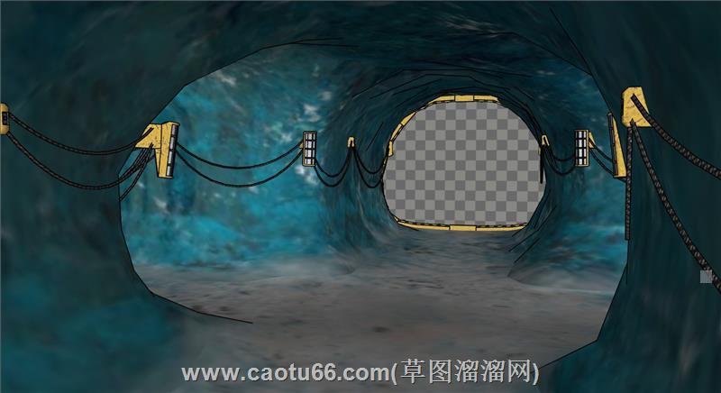 地道掩体防空洞su模型