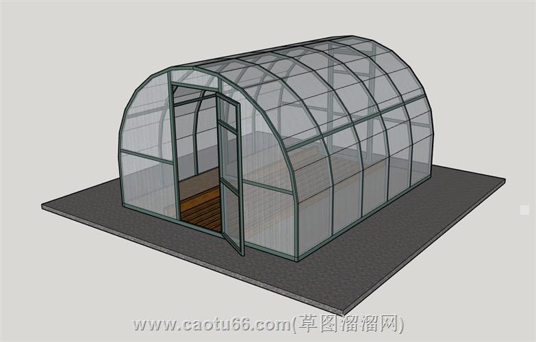 阳光大棚su模型