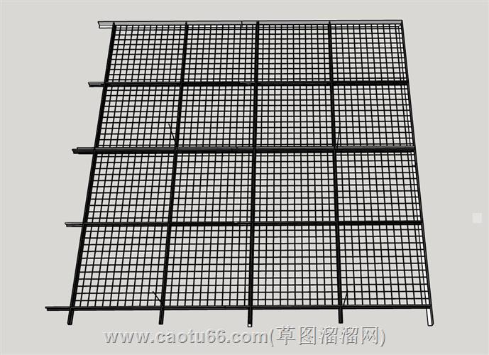 铁丝网吊顶su模型