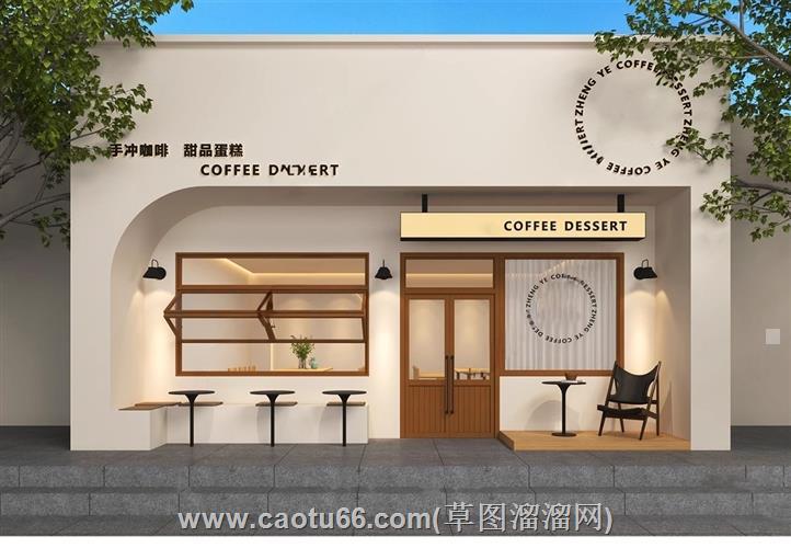 咖啡馆咖啡店咖啡屋su模型