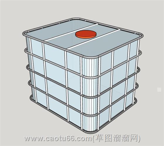 吨桶塑料化工桶su模型