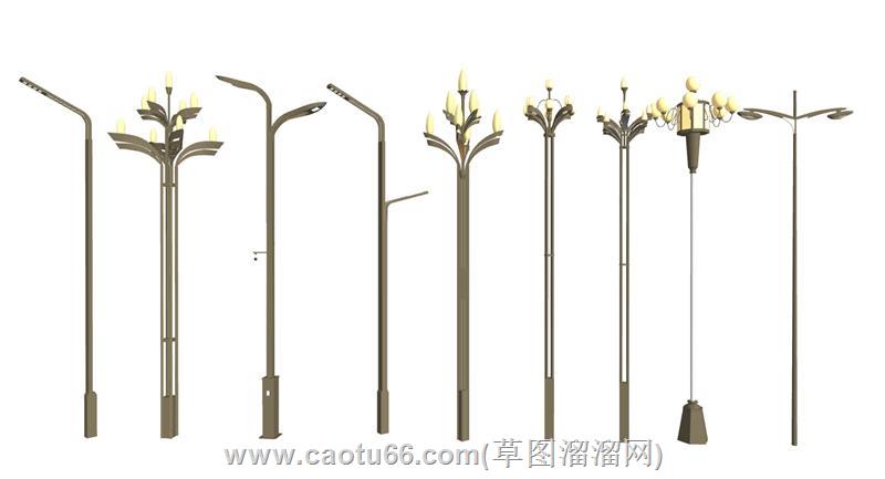现代路灯玉兰灯飞燕灯景观灯高杆灯