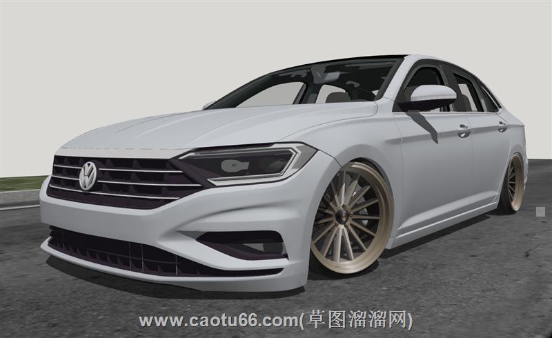 大众捷达汽车模型