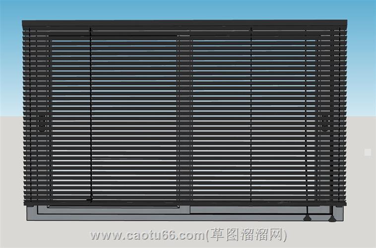百叶窗百叶帘模型
