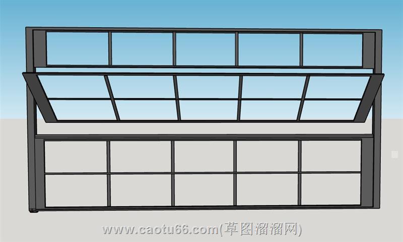 翻盖窗户模型
