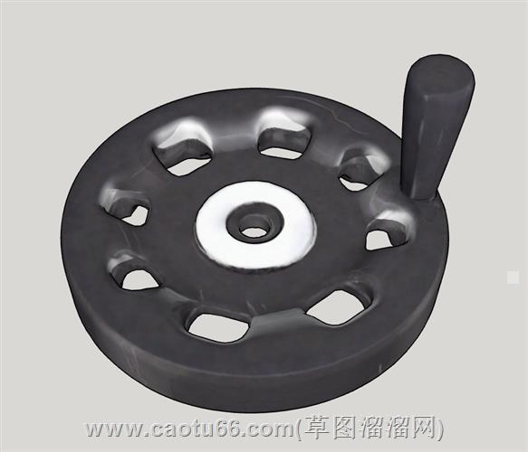 胶木手轮模型