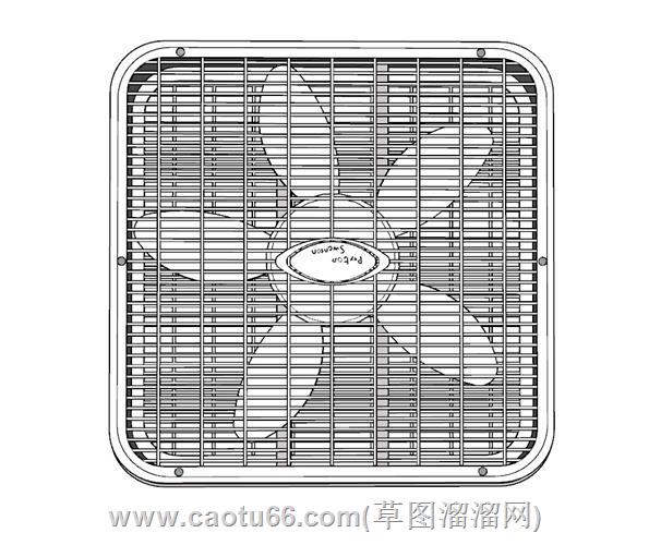 抽风机排气扇模型