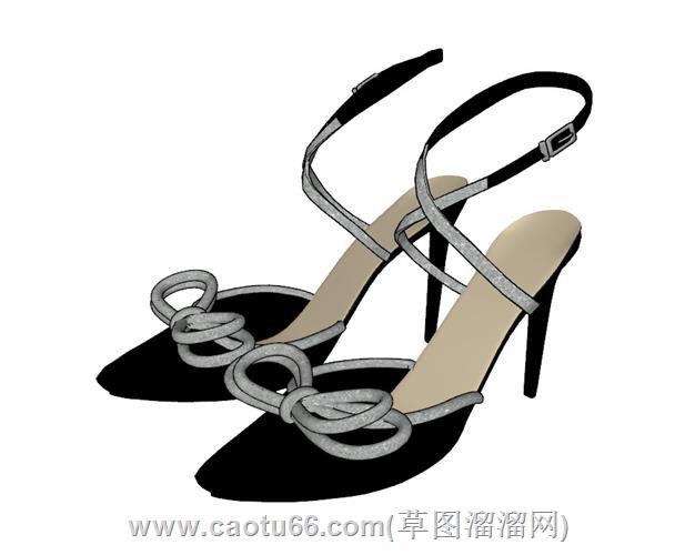 女鞋高跟鞋子模型