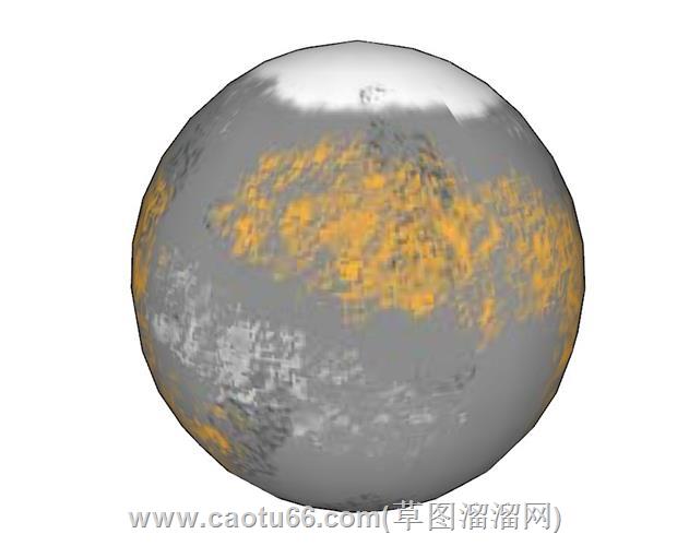 地球地表草图模型