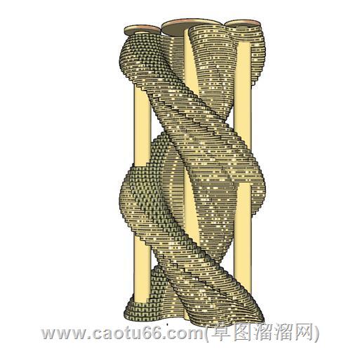 异形酒店建筑模型