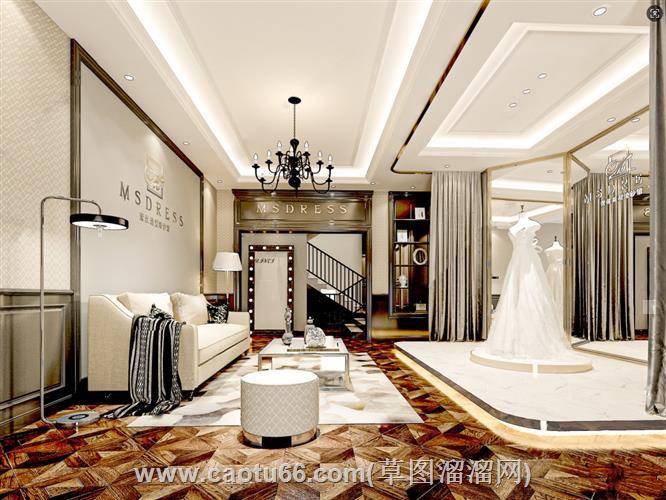 造型婚纱馆嫁衣礼服模型