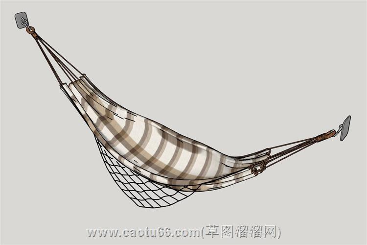 布吊床睡床模型