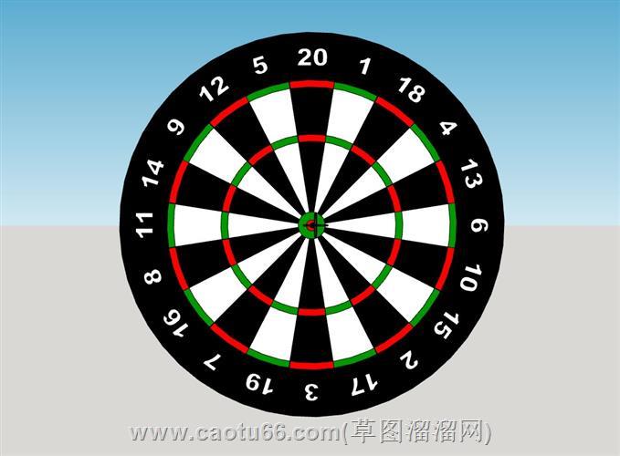 百利飞镖靶飞标模型