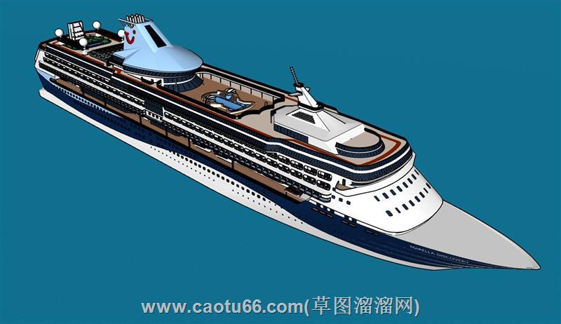 邮轮轮船模型
