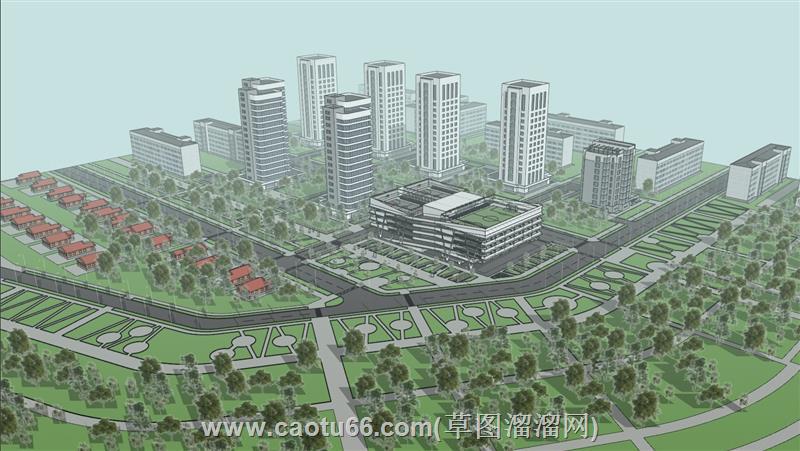 大城市建筑模型