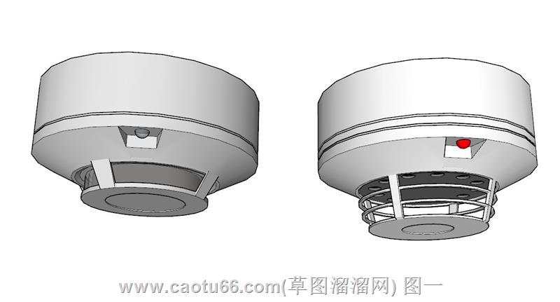 消防烟雾报警器模型