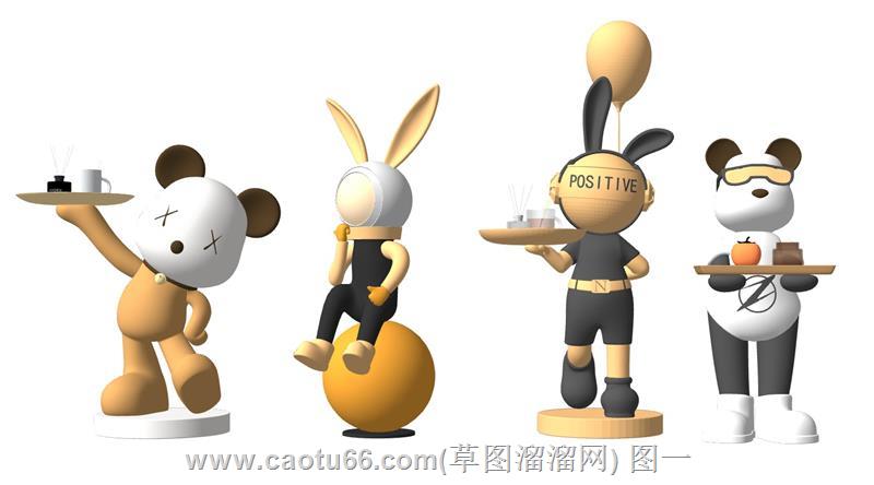 商业卡通雕塑模型