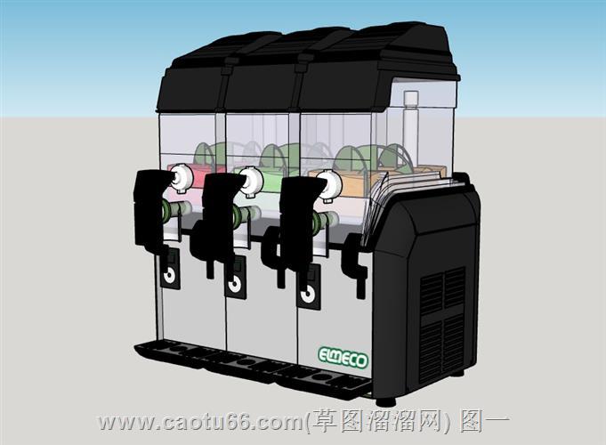 饮料机果汁机模型