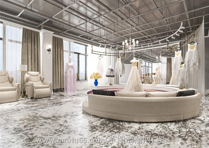 婚纱店摄影礼服模型