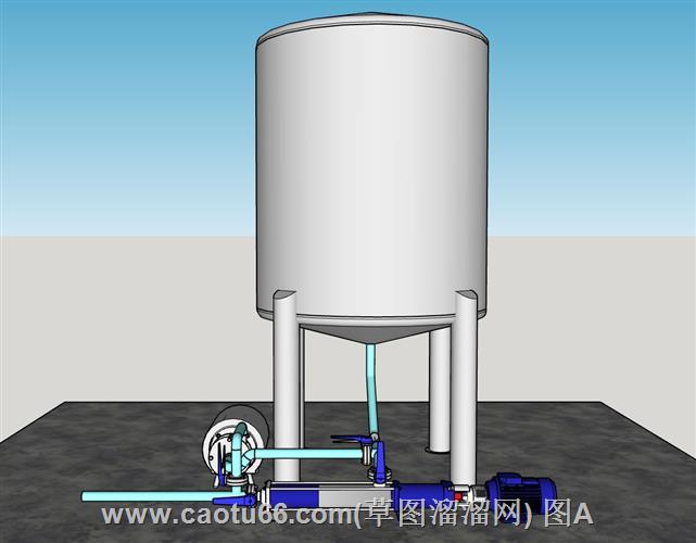 水泵水塔模型