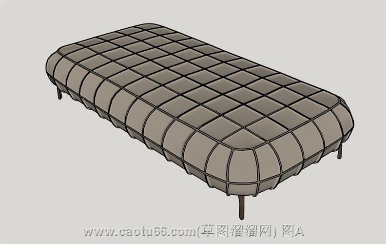 泡芙沙发模型