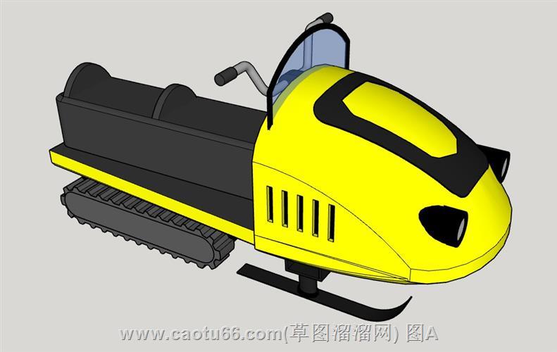 雪地摩托模型