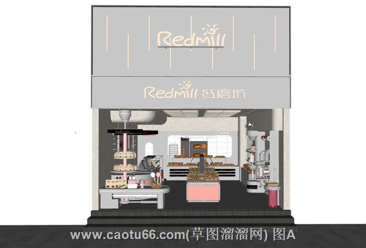 烘培糕点房蛋糕店模型