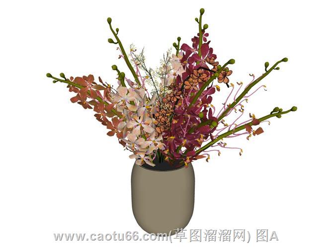 装饰花瓶模型