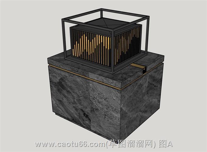 必看！现代感十足的景观灯柱头灯模型