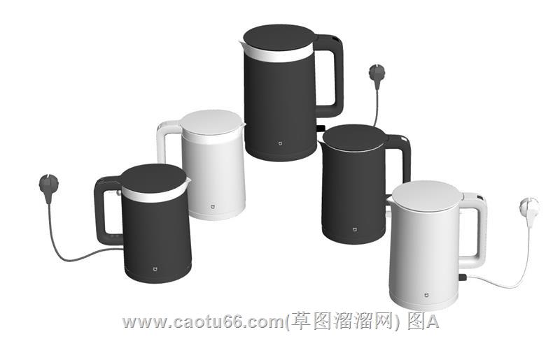 速来下载！开水壶模型，还原烧水壶真实细节