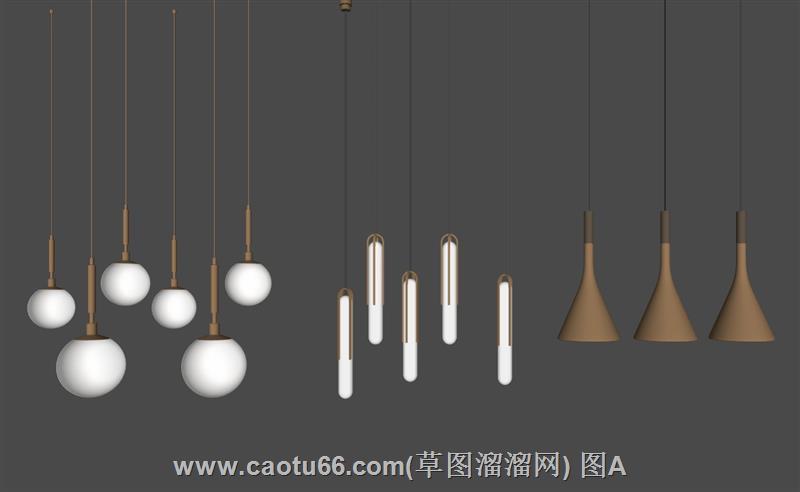 探索多样吊灯3D模型，寻找灵感源泉