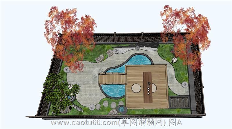 打造宁静氛围的日式庭院枯山水特色模型