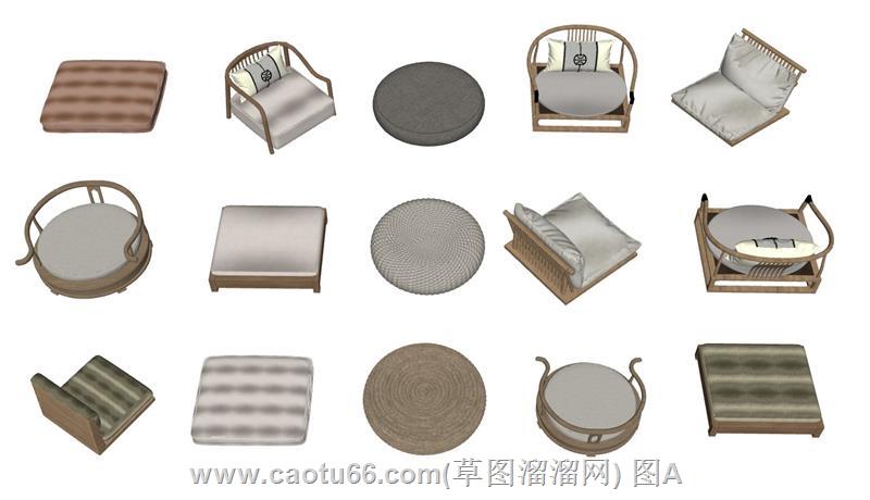 探寻独具韵味的日式椅子模型