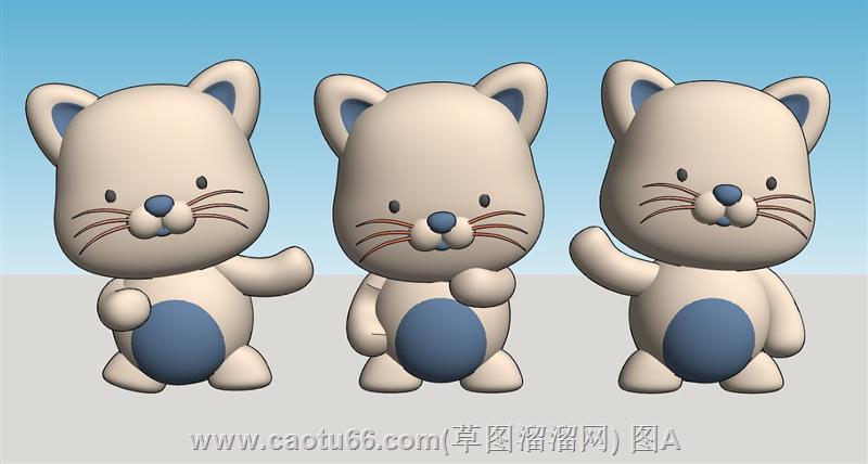 萌趣来袭！小猫主题手办玩偶模型展示