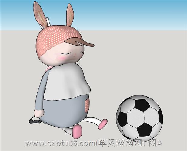 速来获取布娃娃和足球模型，丰富设计素材