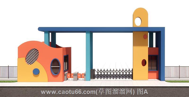 童趣满满！幼儿园大门与学校大门模型分享